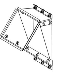 Side / Back inlet chain elevator SE25 45deg Q16 M&M